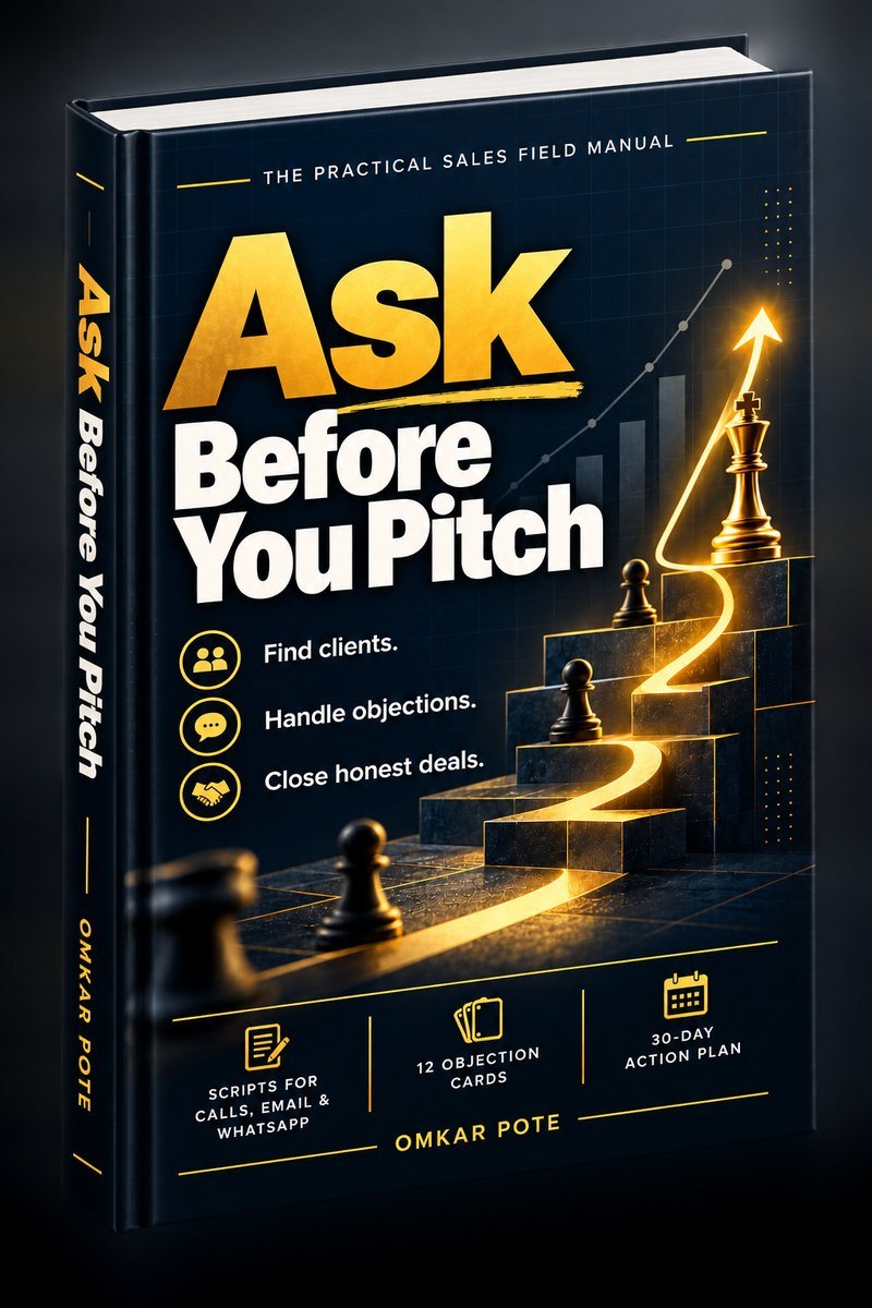 Cover of Ask Before You Pitch by Omkar Pote